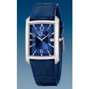 Correa de reloj Festina F6748-2 Cuero Azul 23mm