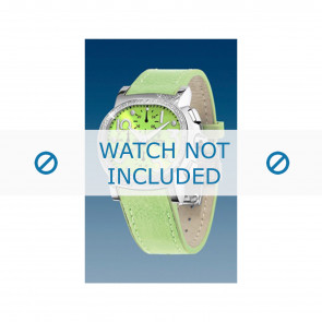 Festina correa de reloj F16196-4 Cuero Verde + costura verde