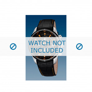 Correa de reloj Festina F6821-4 Cuero Negro 22mm