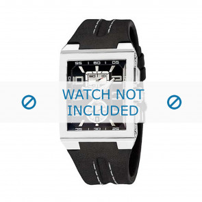 Correa de reloj Festina F16184-4 / F16184-8 Cuero Negro 18mm
