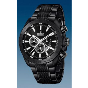 Correa de reloj Festina F16889-1 / F20493 Acero Negro 25mm