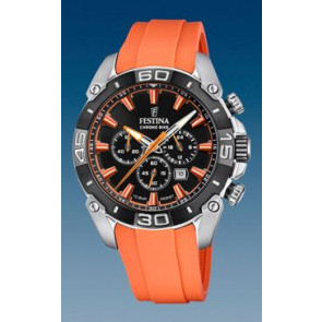 Correa de reloj Festina F20544.5 Caucho Naranja