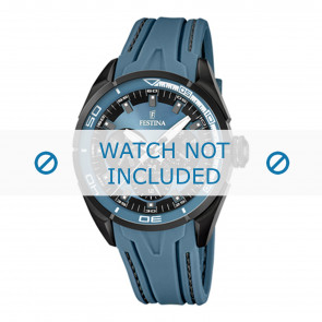 Correa de reloj Festina F16610-3 Caucho Azul 19mm