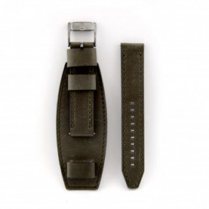 Fossil correa de reloj JR1418 Cuero Gris 20mm + costura predeterminada