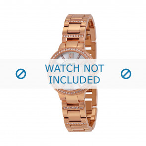 Fossil correa de reloj ES-3284 Acero Dorado (Rosé) 8mm