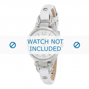 Correa de reloj Fossil ES3267 Cuero Blanco 8mm