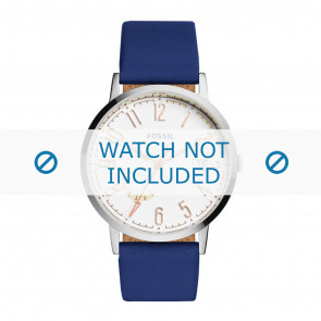 Correa de reloj Fossil ES3989 Cuero Azul 20mm