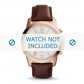 Correa de reloj Fossil FS4991 Cuero Marrón 22mm