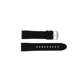 Correa de reloj Swiss Military Hanowa 06-4174 Caucho Negro 24mm