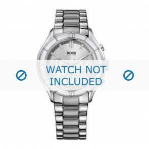Hugo Boss correa de reloj HB-105-3-18-2340 / 1502283 / HB659002351 Metal Plateado 20mm