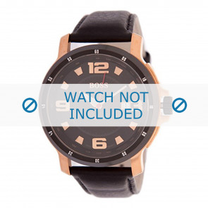 Correa de reloj Hugo Boss 1512507 / HB-94-1-34-2215 Cuero Negro 24mm