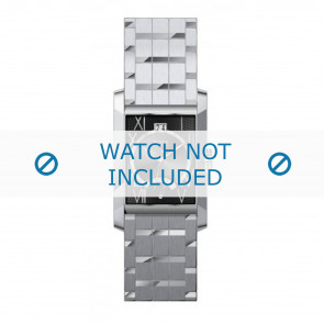 Hugo Boss correa de reloj 1512005 / HB-09-1-14-2019 / HB659002000 Metal Plateado
