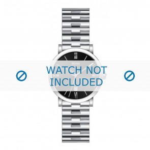 Hugo Boss correa de reloj HB1512010 / HB-19-1-14-2002 Metal Plateado