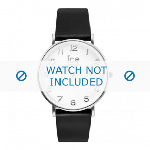 Ice Watch correa de reloj 001502 / CT.BSR.36.L.16 Cuero Negro 18mm