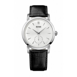 Correa de reloj Hugo Boss HB-140-1-14-2478 / HB659302437 Cuero Negro