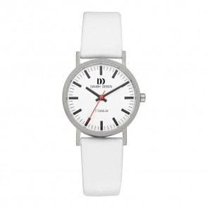 Danish Design correa de reloj IV18Q199 Piel Blanco 17mm 