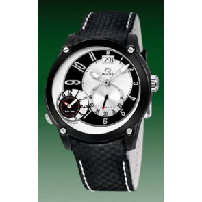 Correa de reloj Jaguar J632 Cuero Negro