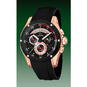 Correa de reloj Jaguar J653 / J691 Caucho Negro 22mm
