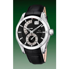 Correa de reloj Jaguar J678-B Cuero Negro 22mm