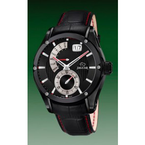 Correa de reloj Jaguar J681-B Cuero Negro 22mm