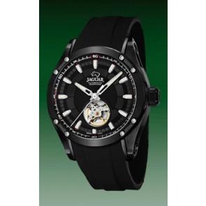 Correa de reloj Jaguar J813-A / J814-A Cuero Negro