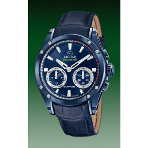 Correa de reloj Jaguar J961-1 Cuero Azul 22mm