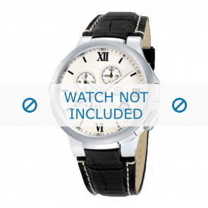 Correa de reloj Jaguar J1200/1 / J1200/A Cuero Negro 14mm
