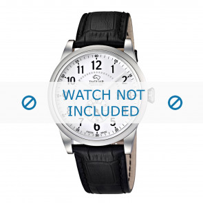 Correa de reloj Jaguar J662-1 Cuero Negro 22mm