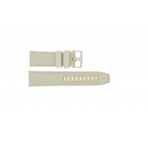 Correa de reloj Jacques Lemans 1-1487 Lona Beige 27mm