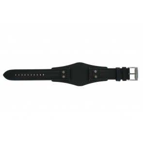 Correa de reloj Fossil JR1472 Cuero Negro 22mm