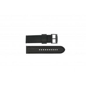 Correa de reloj Fossil JR1520 Cuero Negro 24mm