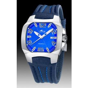 Correa de reloj Lotus 15507-2 Cuero Azul 18mm