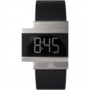 Correa de reloj Danish Design lQ12Q669 / lQ13Q669  Cuero Negro 25mm
