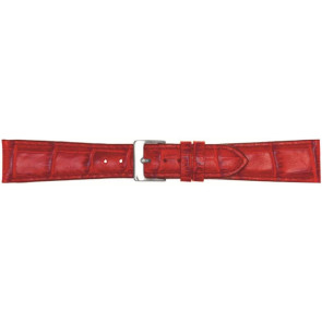 Correa de reloj Poletto 454.07.12 Cuero Rojo 12mm