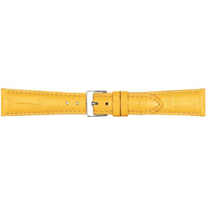 Correa de reloj Poletto 454.13.12 Cuero Amarillo 12mm