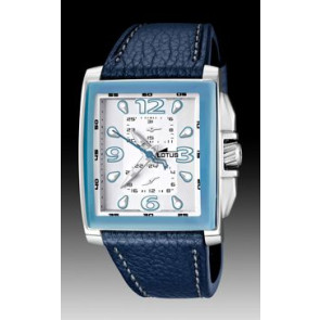 Correa de reloj Lotus 15748/5 Cuero Azul