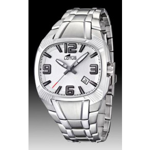 Correa de reloj Lotus 15758-1 / 15752 Acero 21mm