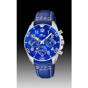 Correa de reloj Lotus 18859-1 Lona Azul