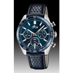 Correa de reloj Lotus 18915/2 Cuero Azul