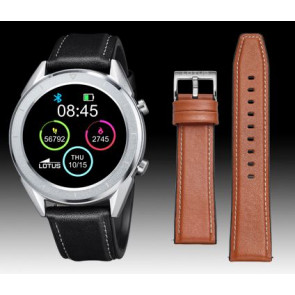 Correa de reloj Lotus 50008/3 / BC10932 Cuero Negro