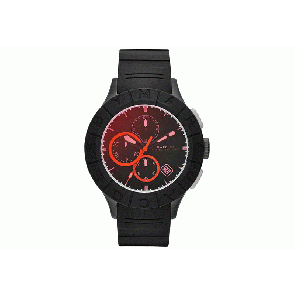 Correa de reloj Marc by Marc Jacobs MBM5546 Caucho Negro