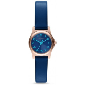 Correa de reloj Marc by Marc Jacobs MBM1327 Cuero Azul 10mm