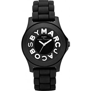 Correa de reloj Marc by Marc Jacobs MBM4006 Silicona Negro 20mm