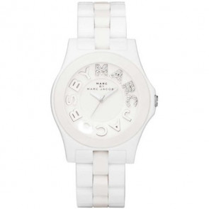 Correa de reloj Marc by Marc Jacobs MBM4523 Plástico Blanco 20mm