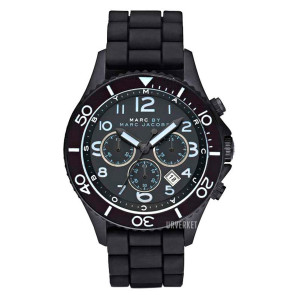 Correa de reloj Marc by Marc Jacobs mbm5502 Silicona Negro