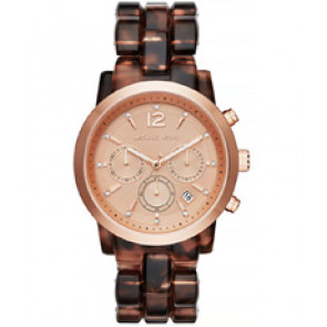 Correa de reloj Michael Kors MK6199 Plástico Marrón 22mm