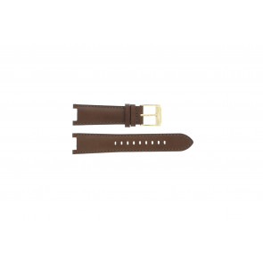 Michael Kors correa de reloj MK2249 Cuero Marrón 20mm + costura marrón