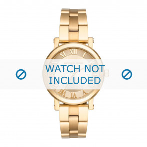 Correa de reloj Michael Kors MK3560 Acero Chapado en oro 18mm