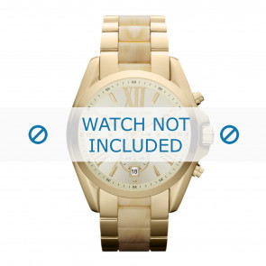 Correa de reloj Michael Kors MK5722 Acero Chapado en oro 22mm
