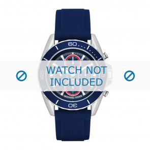 Correa de reloj Michael Kors MK8486 Caucho Azul 22mm